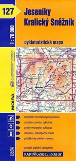 Product detail of 1: 70T(127)-Jeseníky,Kralický Sněžník (cyklomapa)