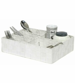 Product detail of Organizér na prádlo a doplňky Compactor TEX - 5 dílný, 32 x 25 x 8 cm, bílý
