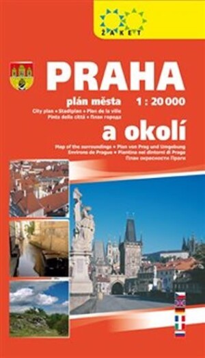Product detail of Praha plán města 1 : 20 000 a okolí 2018