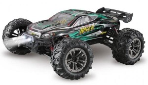 Product detail of SPIRIT RACER SUPER truggy 4WD, 1:16, 2,4 GHz, rychlost až 36 km/h, RTR, zelený