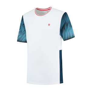 Product detail of Pánské tričko K-Swiss  Hypercourt Print Crew 3 White M