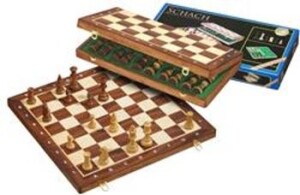Product detail of Philos Spiele Šachový set Intarzie 40 cm