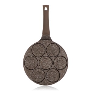 Product detail of Banquet Pánev na lívance s nepřilnavým povrchem Granite Brown Smile, 26 cm