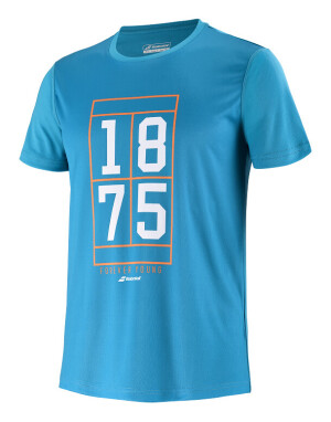 Product detail of Dětské tričko Babolat  Exercise Graphic Tee Blue 8 - 10 let