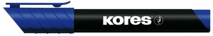Product detail of Kores K-MARKER Permanentní popisovač, kulatý hrot 3 mm, modrý
