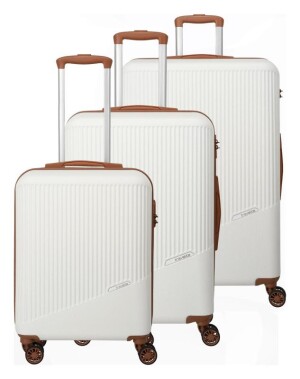 Product detail of Travelite Bali S,M,L White/Cognac