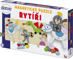 Product detail of Detoa Magnetické puzzle Rytíři v krabici 34x23x3,5cm - Detoa