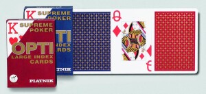 Product detail of Piatnik Poker - OPTI Velký index