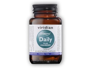 Product detail of Viridian Synerbio Daily + Cranberry 30 kapslí