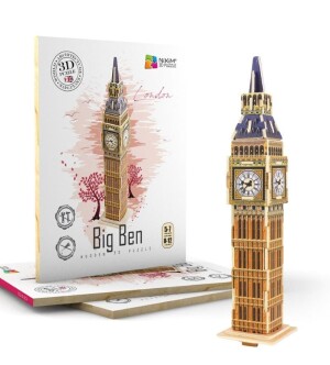Product detail of NiXiM Dřevěné 3D puzzle - Big Ben