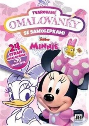Product detail of Minnie - Tvarované omalovánky se samolepkami, 1.  vydání
