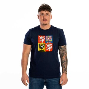 Product detail of Tričko Kappa  Logo Kafersck Statní Znak Navy  XL