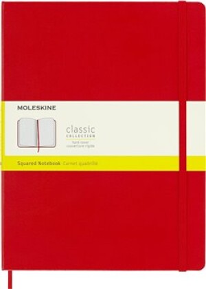 Product detail of Moleskine Zápisník tvrdé desky červený čtverečkovaný B5 96 listů