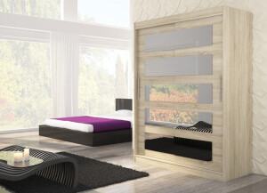 Product detail of ArtAdrk Šatní skříň MURANI | 150 cm Barva: Sonoma