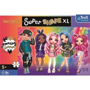 Product detail of Trefl Puzzle Super Shape XL Rainbow High: Styl 104 dílků