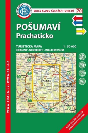 Product detail of KČT 70 Pošumaví - Prachaticko 1:50 000 / turistická mapa