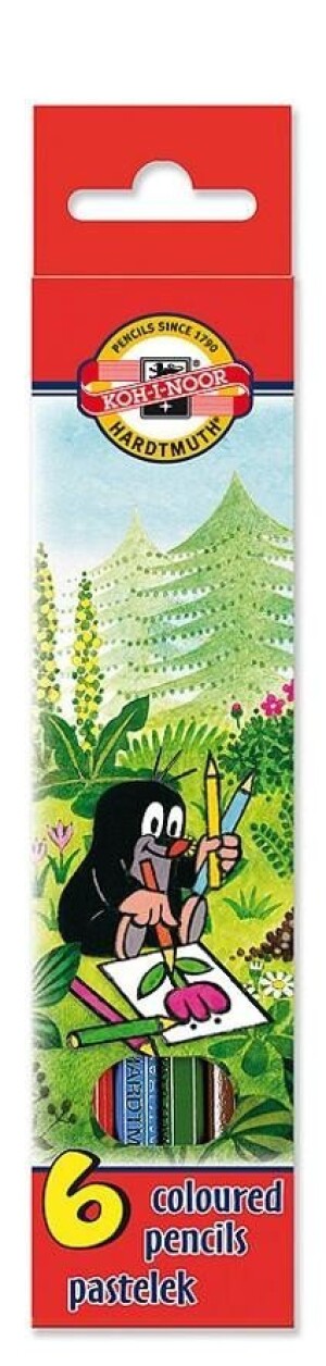 Product detail of Koh-i-noor pastelky Krtek 6 ks, krátké, 1.  vydání