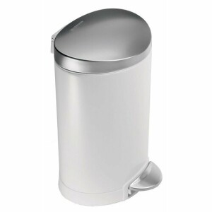 Product detail of Simplehuman Pedálový půlkulatý koš 6 l, bílá