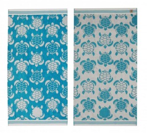Product detail of Oboustranná plážová osuška Sunflower Mini Turtle modrá