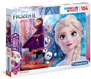 Product detail of Clementoni Puzzle Jewels - Frozen 2, 104 dílků, 1.  vydání - Schleich Wild Life