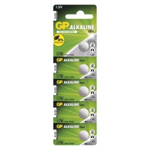 Product detail of GP Batteries Alkalická knoflíková baterie GP LR44 A76F 5 ks