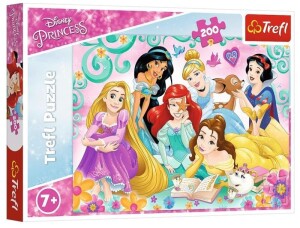 Product detail of Trefl Puzzle Disney Princess - Šťastný svět princezen / 200 dílků