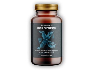 Product detail of BrainMax Cordyceps extrakt 50% koncentrace polysacharidů 100 rostlinných kapslí