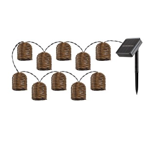 Product detail of Rabalux 77047 solární LED řetěz s 10 ratanovými kloboučky Rupit