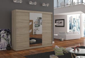 Product detail of ArtAdrk Šatní skříň DENIS | 250 cm Barva: dub sonoma