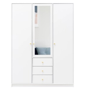 Product detail of ArtStol Šatní skříň SIENA D3 | bílá