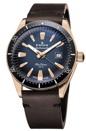 Product detail of EDOX Skydiver Date Automatic 80126-BRN-BUIDR Limited Edition