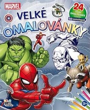 Product detail of Velké omalovánky Marvel