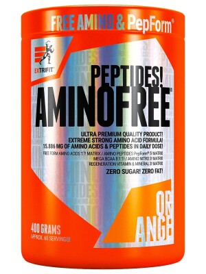 Product detail of Extrifit Aminofree Peptides 400 g pomeranč
