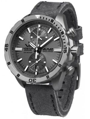 Product detail of Vostok Europe Almaz Titanium Line 6S11/320H264 - Kožený řemínek