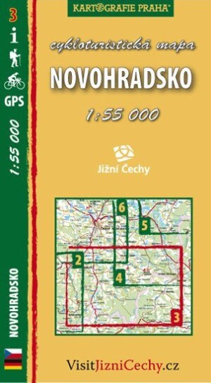 Product detail of Novohradsko - cykloturistická mapa č. 3 /1:55 000