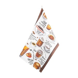 Product detail of Bellatex Kuchyňská utěrka Kafíčko hnědá, 50 x 70 cm