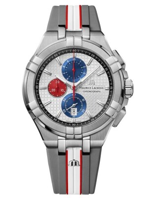 Product detail of Maurice Lacroix Aikon Chronograph Special Edition Mahindra Racing AI1018-TT031-130-2