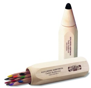 Product detail of Koh-i-noor pastelky JUMBO v dárkové dřevěné dóze 10ks