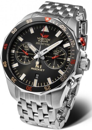 Product detail of Vostok Europe N-1 Rocket Chrono Line 6S21-225A618B