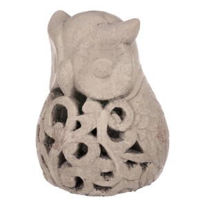 Product detail of Dekorace na svíčku Sova, 14 x 14 x 19 cm, beton