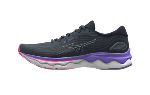 Product detail of Dámská běžecká obuv Mizuno  Wave Skyrise 4 Stormy Weather/Pearl Blue/Purple Punch  UK 5,5