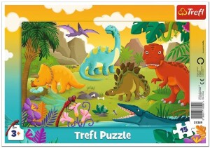 Product detail of Trefl Puzzle Dinosauři / 15 dílků