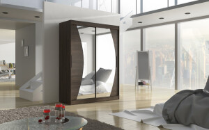 Product detail of ArtAdrk Šatní skříň MODESTO | 150 cm Barva: Čokoládová
