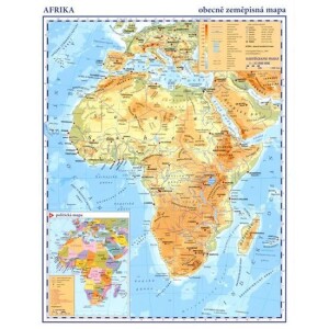 Product detail of Afrika - příruční obecně zeměpisná mapa A3/1:33 mil.