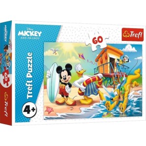 Product detail of Trefl Puzzle Mickey Mouse na pláži / 60 dílků