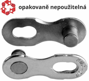 Product detail of Kmc spojka řetězu 12NR EPT- Silver baleno po 5 ks
