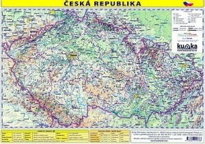 Product detail of Česká republika - mapa A4 lamino - Petr Kupka