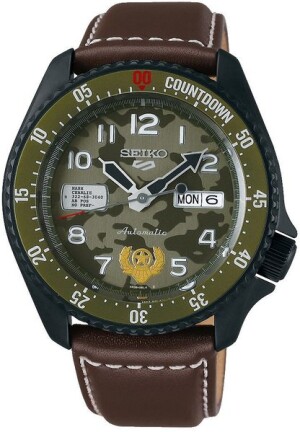 Product detail of Seiko 5 Sports SRPF21K1 GUILE Street Fighter Limited Edition