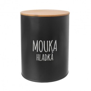 Product detail of Orion Plechová dóza na hladkou mouku BLACK