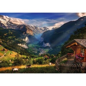 Product detail of Trefl Puzzle Premium Plus Photo Odyssey: Údolí Lauterbrunnen, 1000 dílků
